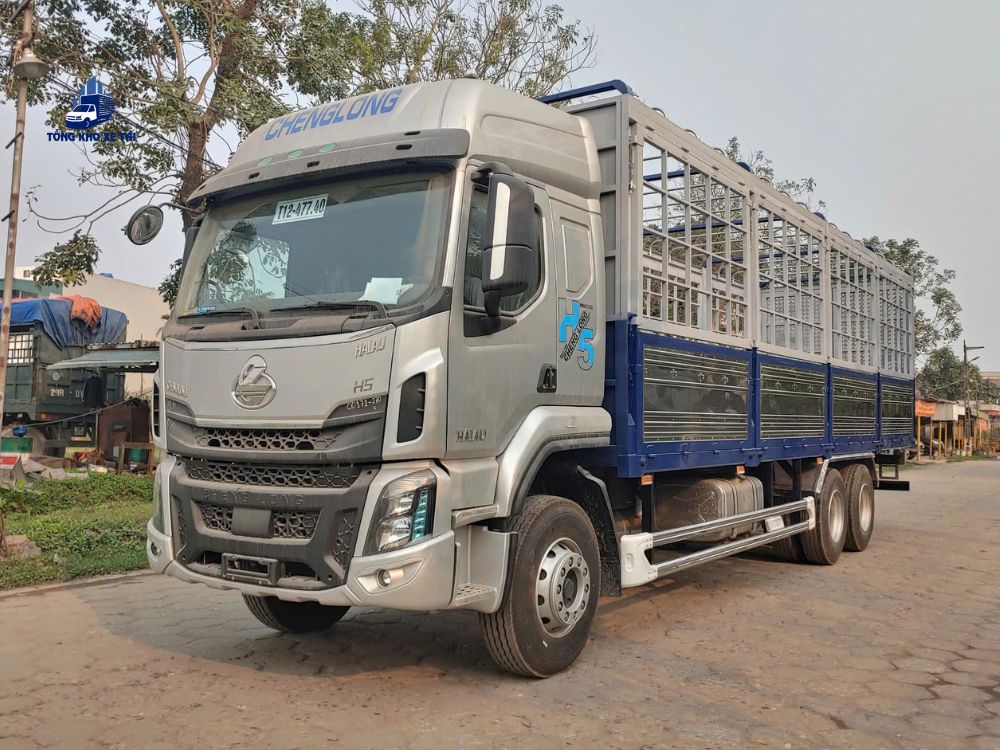 CHENGLONG 3 CHÂN H5 270HP CẦU THẬT THÙNG BẠT MỞ VĨ 2M52